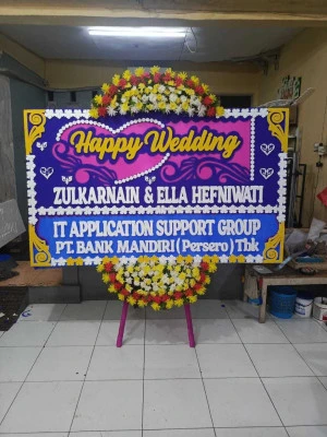 Papan Bunga di Masjid Agung Samarinda
